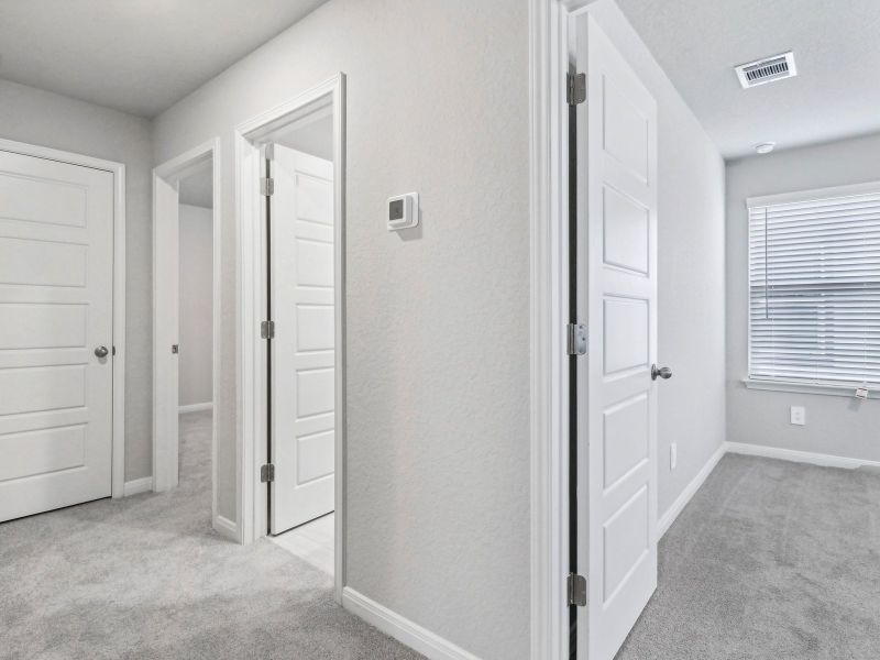 Spacious, unfurnished interior of a new home in Legendary Trails - Premier Series, Cibolo (Image 21).