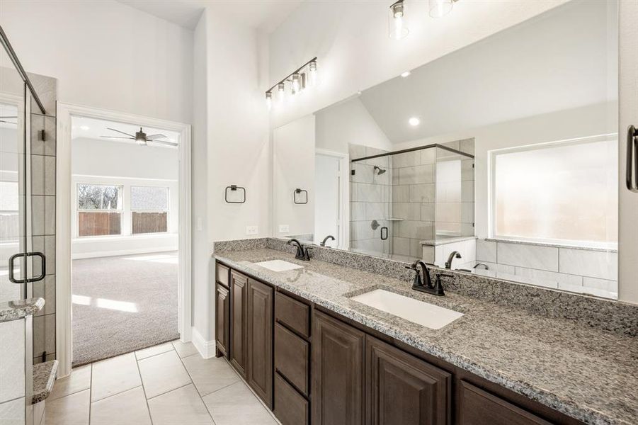 Furnished interior view inside a new home in Eagle Glen 50, Alvarado (Image 12).