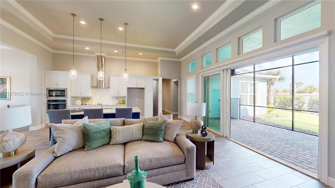 Furnished interior view inside a new home in , Ormond Beach (Image 13).