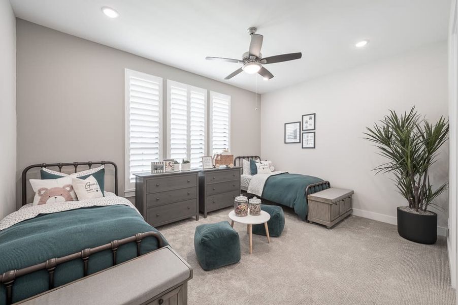 Representative furnished interior of a home built from the Carignan by Tri Pointe Homes in Legacy Grove, Montgomery (Image 10).