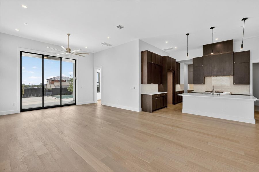 Spacious, unfurnished interior of a new home in Milky Way at River Place, Austin (Image 17).