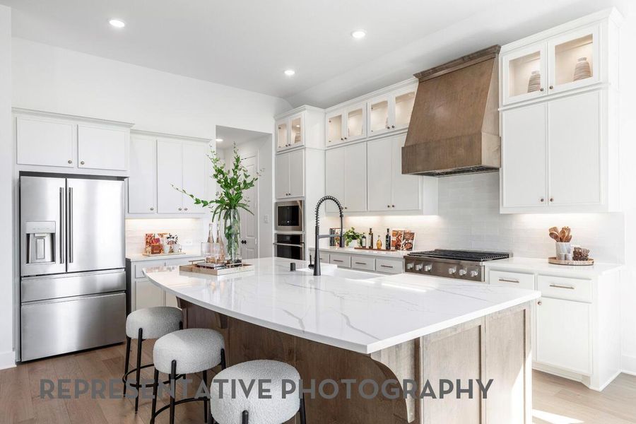 Furnished interior view inside a new home in Flora, Hutto (Image 9).