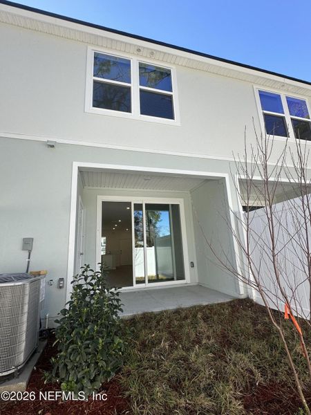 Exterior details and patio area of a home in Stokes Landing, St. Augustine (Image 2).