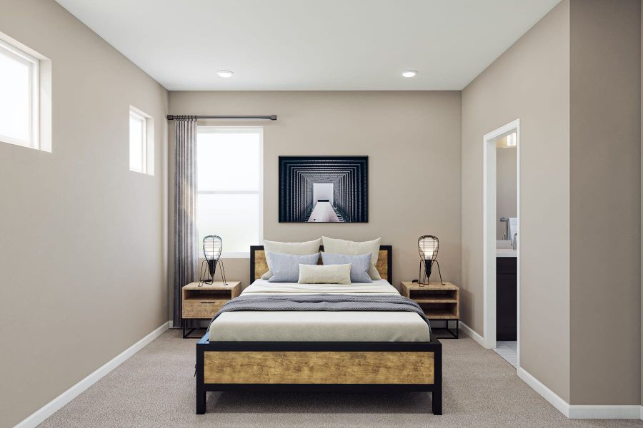 Representative furnished interior of a home built from the 3205 by Tri Pointe Homes in The Aurora Highlands, Aurora (Image 8).