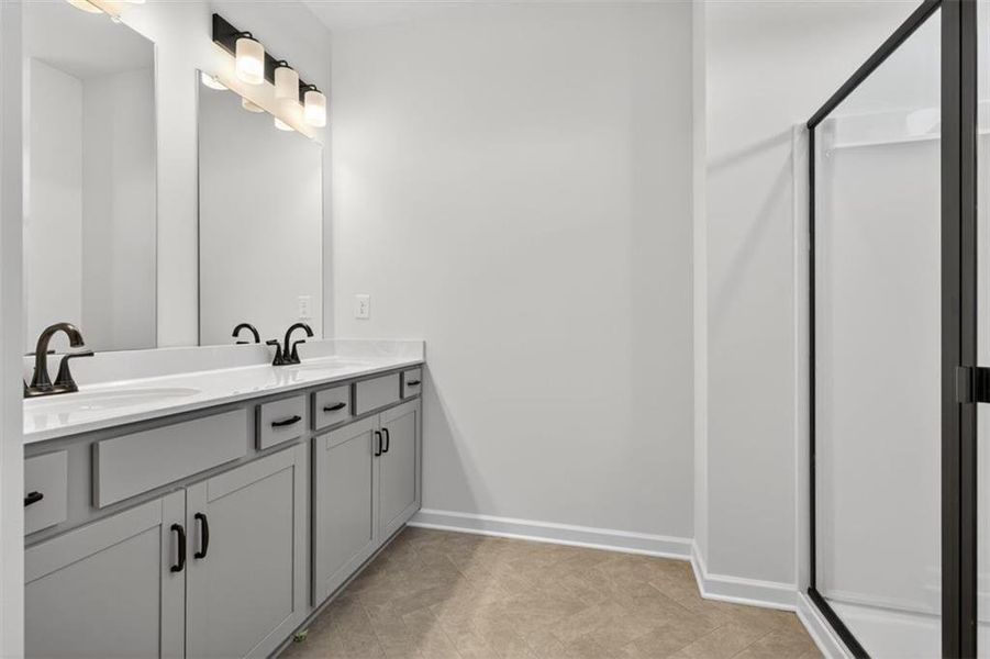 Furnished interior view inside a new home in Franklin Manor, Lawrenceville (Image 6).