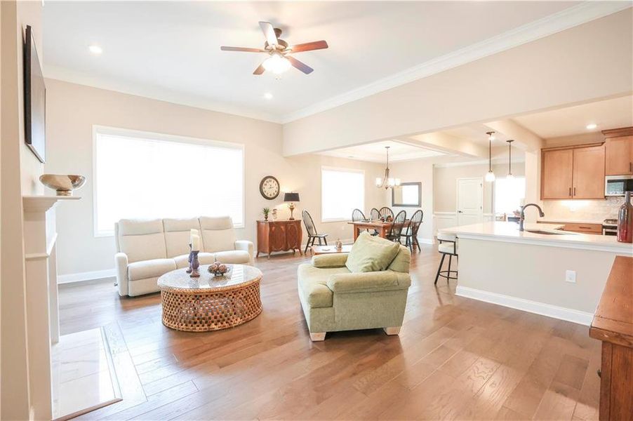 Furnished interior view inside a new home in , Cumming (Image 35). Furnished interior view inside a new home in , Cumming (Image 35).