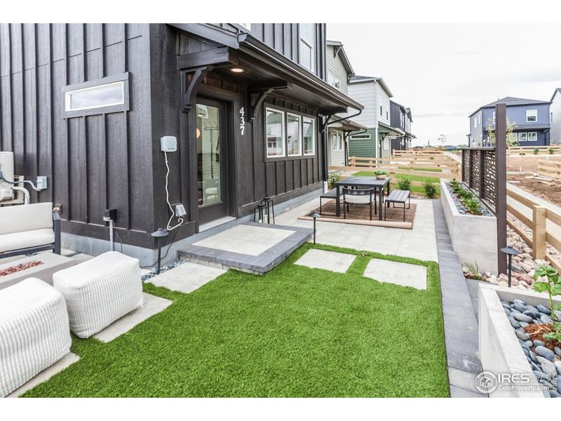 Exterior details and patio area of a home in , Fort Collins (Image 24).
