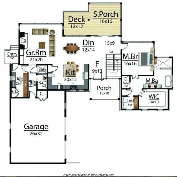 Floor Plan: Main Level