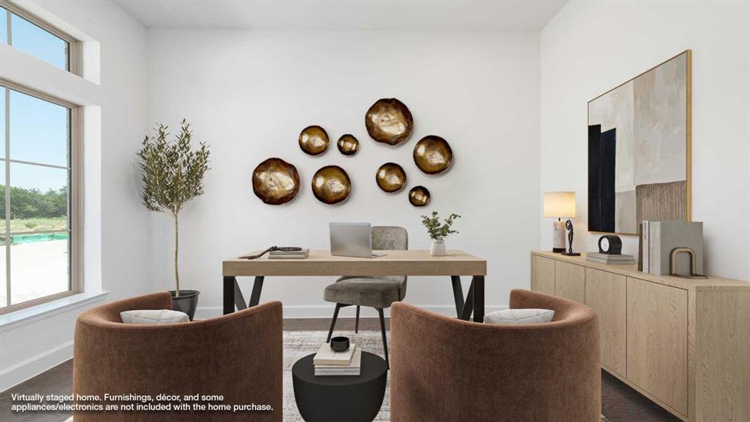 Furnished interior view inside a new home in Terraces 72', Rockwall (Image 8). Furnished interior view inside a new home in Terraces 72', Rockwall (Image 8).