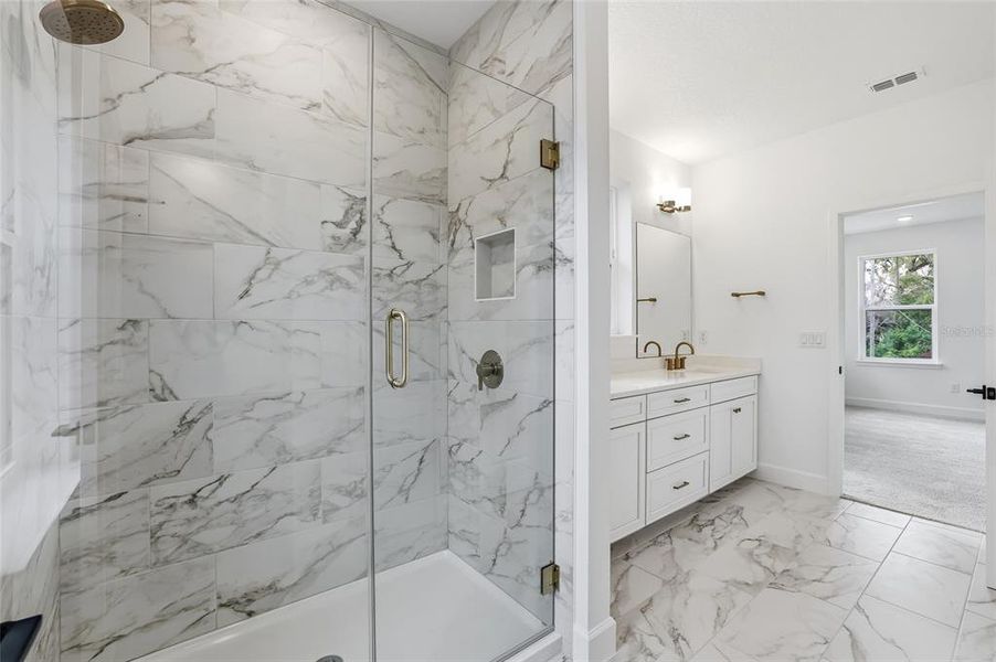 Furnished interior view inside a new home in , Tampa (Image 18).