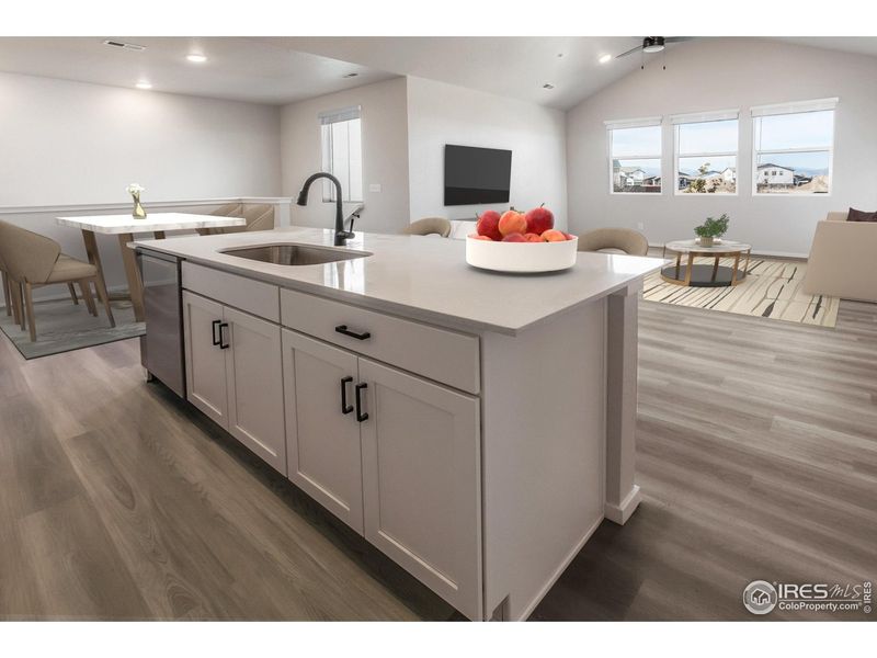 Furnished interior view inside a new home in Raindance Condos, Windsor (Image 15).