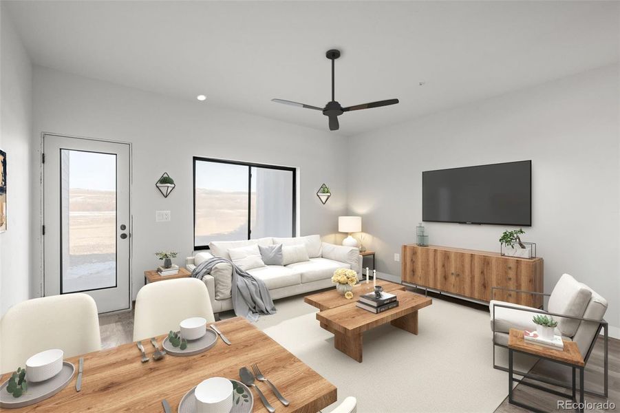 Furnished interior view inside a new home in , Granby (Image 12). Furnished interior view inside a new home in , Granby (Image 12).