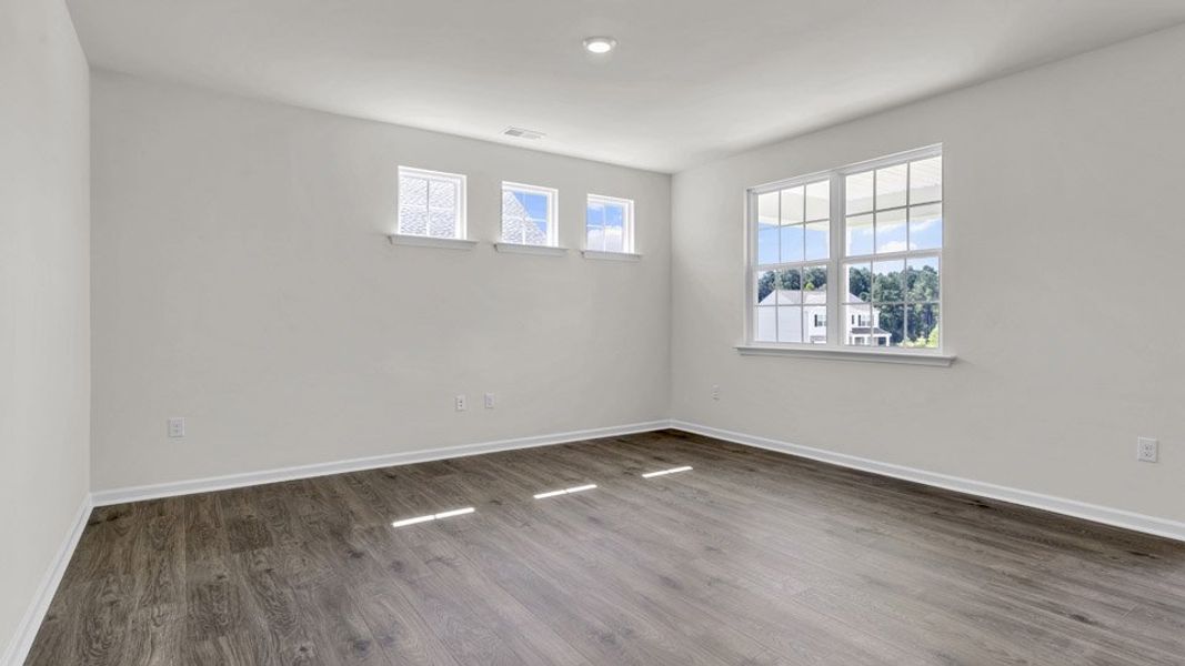 Spacious, unfurnished interior of a new home in The Villas at Kinsley, Jamestown (Image 14). Spacious, unfurnished interior of a new home in The Villas at Kinsley, Jamestown (Image 14).