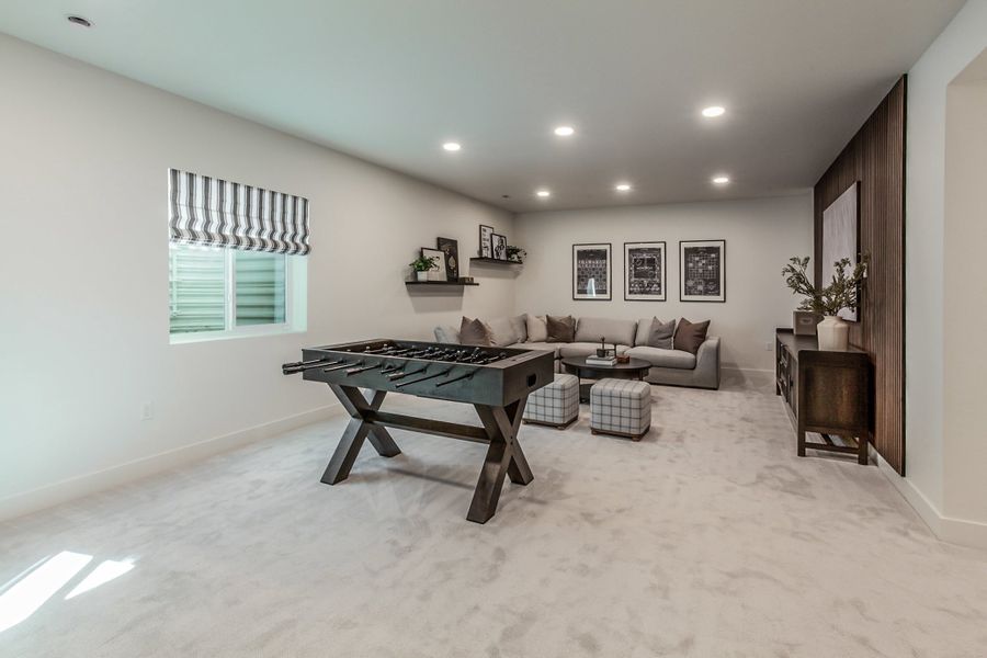 Representative furnished interior of a home built from the Christie by Hartford Homes in Trailside, Timnath (Image 13).