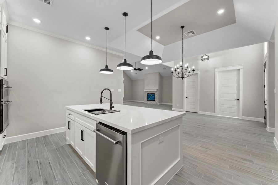 Furnished interior view inside a new home in , Montgomery (Image 10). Furnished interior view inside a new home in , Montgomery (Image 10).