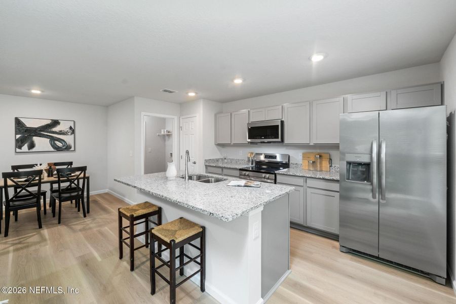 Furnished interior view inside a new home in , Jacksonville (Image 14).