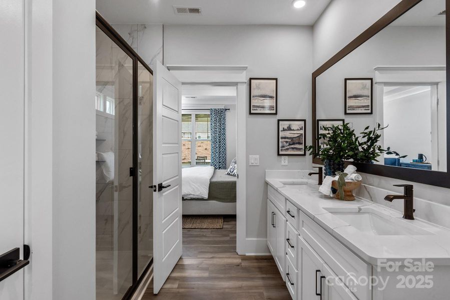 Furnished interior in a model home at Stoneridge Hills in Rock Hill (Image 4).