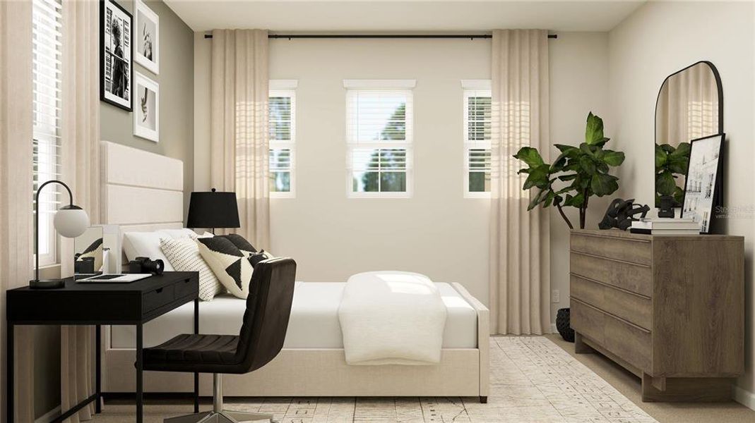 Furnished interior view inside a new home in Waterstone: Estate II Collection, Groveland (Image 19).