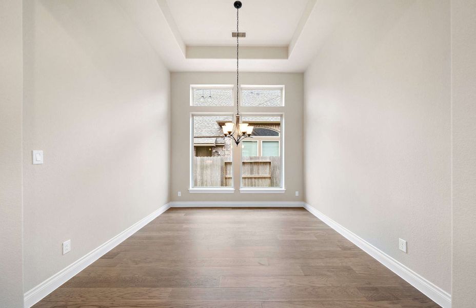 Representative unfurnished interior of a home built from the 3663AU by Ravenna Homes in Audubon 60′, Magnolia (Image 19).