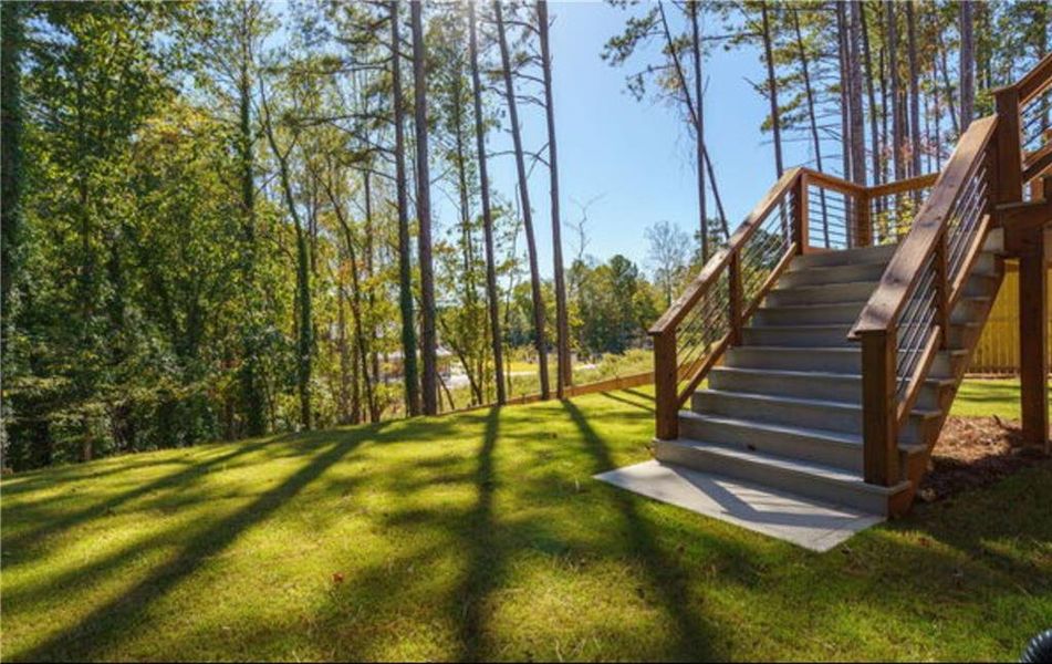 Exterior details and patio area of a home in , Cumming (Image 35).