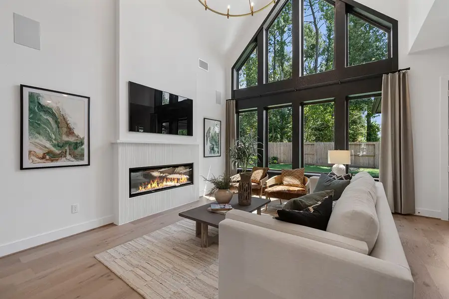 Furnished interior view inside a new home in The Highlands 50', Porter (Image 13).