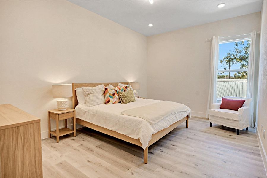 Furnished interior view inside a new home in , Houston (Image 31).