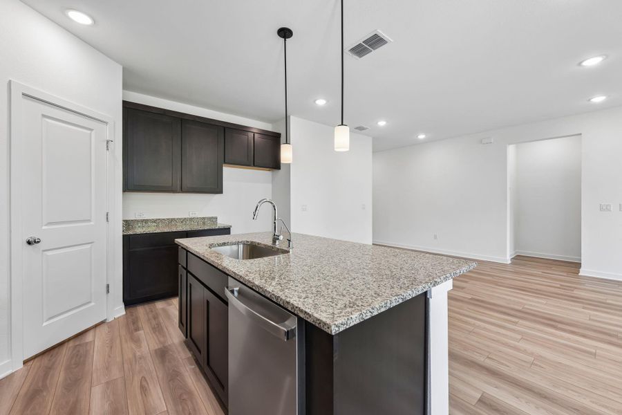 Furnished interior view inside a new home in Parkton Square, Kyle (Image 15).