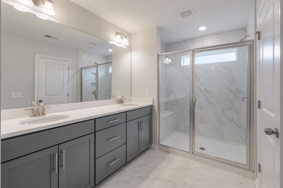 Furnished interior view inside a new home in The Landings at Montague, Goose Creek (Image 10).