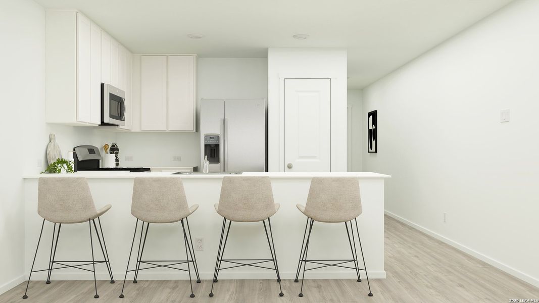 Furnished interior view inside a new home in , San Antonio (Image 10).