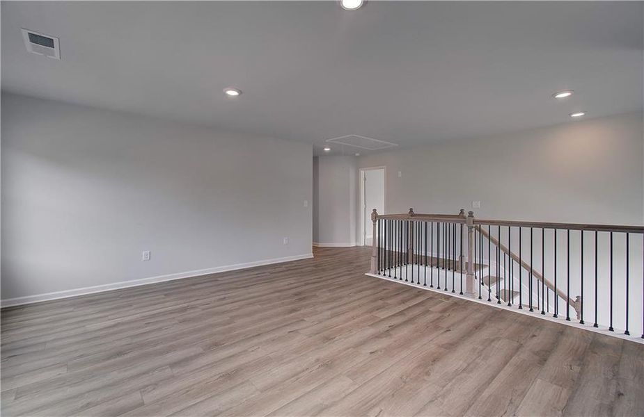 Spacious, unfurnished interior of a new home in Cambria at Traditions, Hampton (Image 26). Spacious, unfurnished interior of a new home in Cambria at Traditions, Hampton (Image 26).