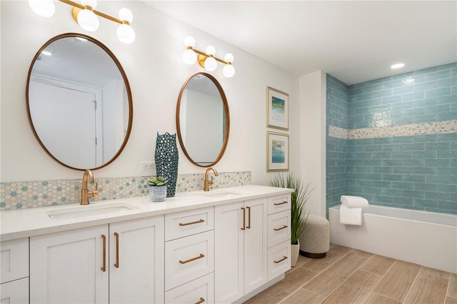 Furnished interior view inside a new home in , Sarasota (Image 27).