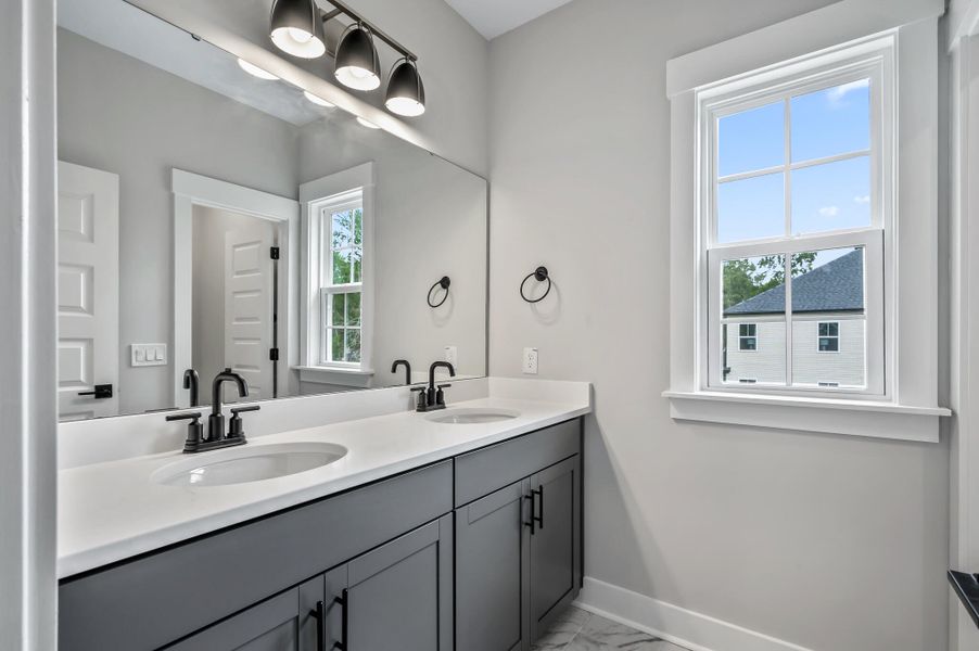 Furnished interior view inside a new home in Creek Pointe, Moncks Corner (Image 26).