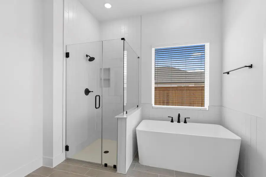 Furnished interior view inside a new home in Bridgeland, Cypress (Image 8).