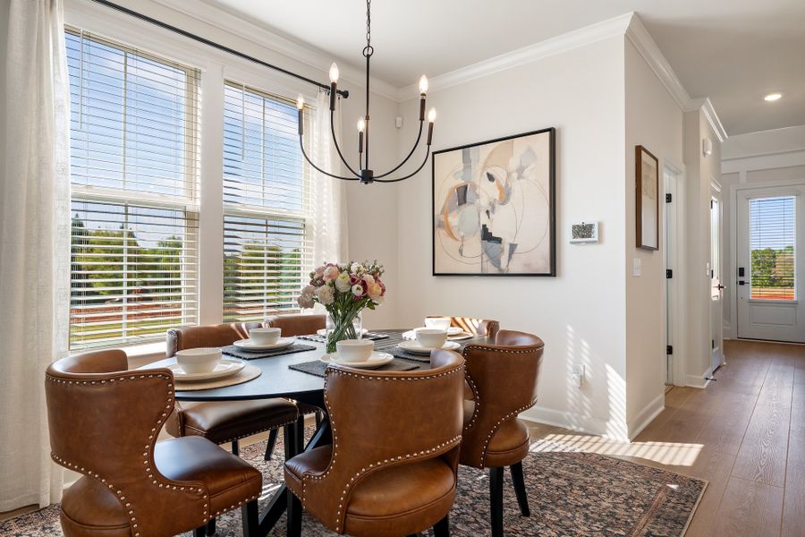 Representative furnished interior of a home built from the Lacey - Vanguard Collection by Mungo Homes in Sweetbrier, Durham (Image 6).