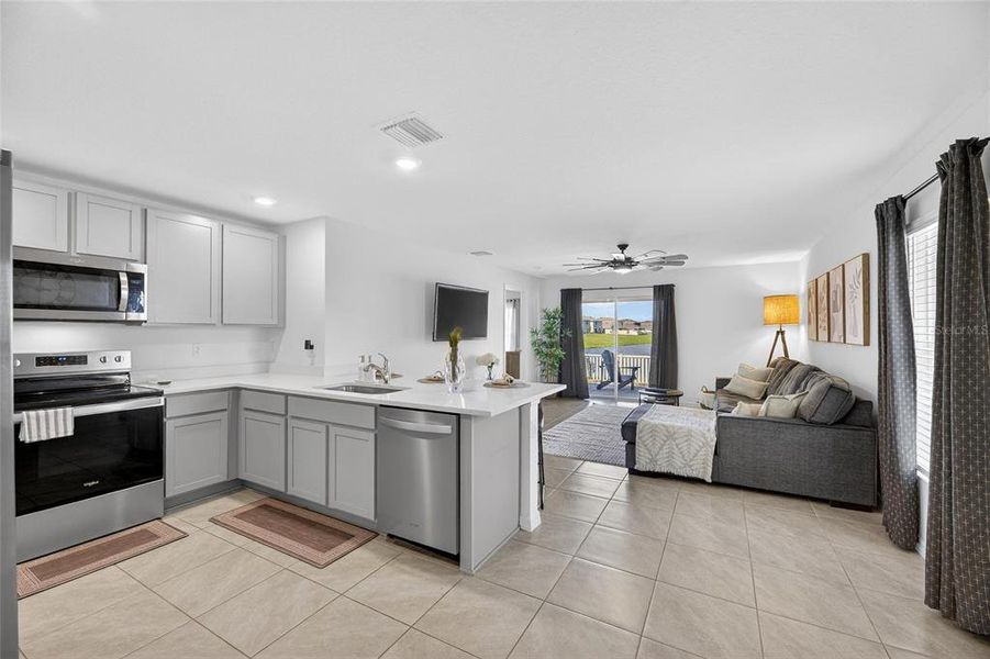 Furnished interior view inside a new home in Berry Bay, Wimauma (Image 13).