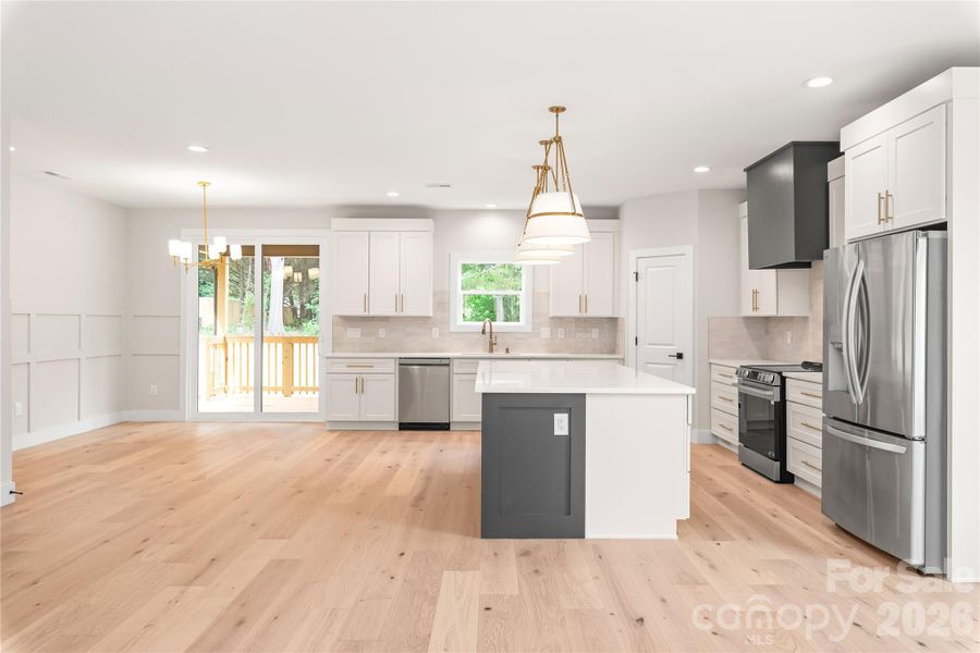 Furnished interior view inside a new home in , Indian Trail (Image 5).