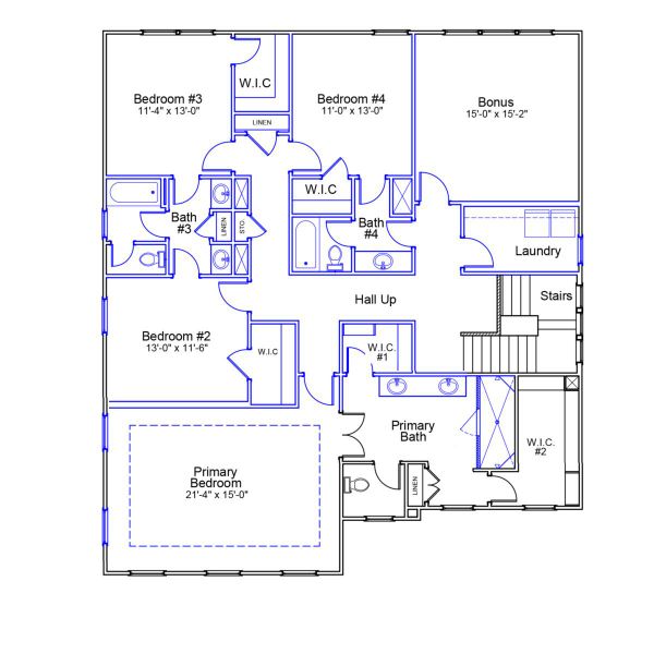 2D floor plan layout of this home in Sweetbrier, Durham, NC (Image 3). 2D floor plan layout of this home in Sweetbrier, Durham, NC (Image 3).