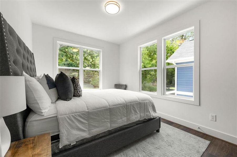 Furnished interior view inside a new home in , Atlanta (Image 8). Furnished interior view inside a new home in , Atlanta (Image 8).