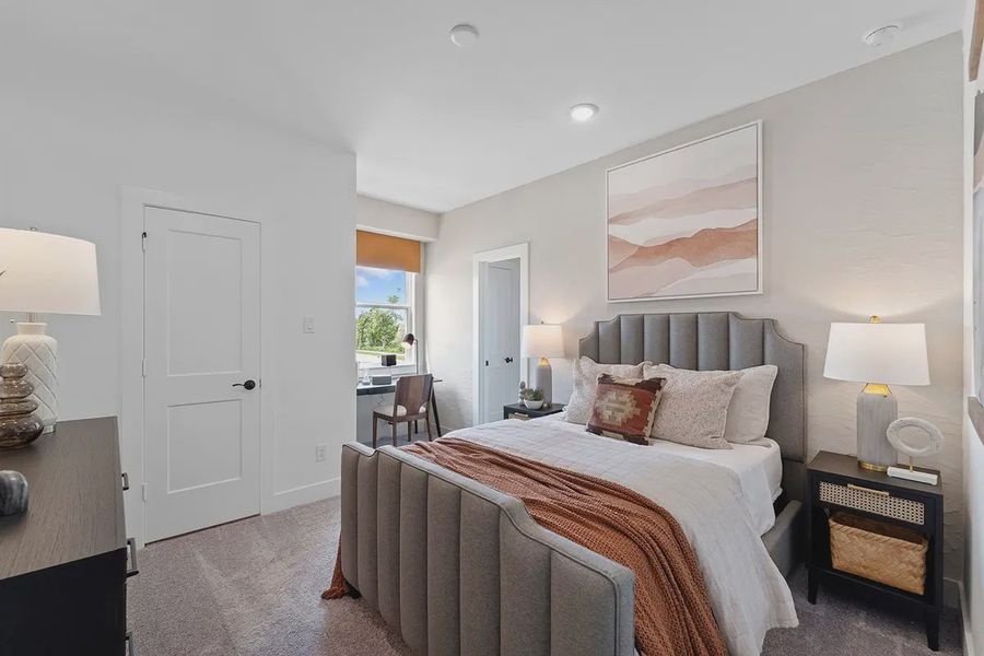 Furnished interior view inside a new home in Sienna Chateau, Sienna Plantation (Image 7).