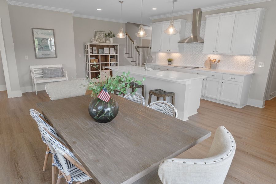 Representative furnished interior of a home built from the Scout by Bill Clark Homes in Sidbury Landing, Wilmington (Image 78).