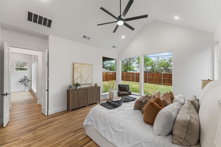 Furnished interior view inside a new home in , Dallas (Image 37).