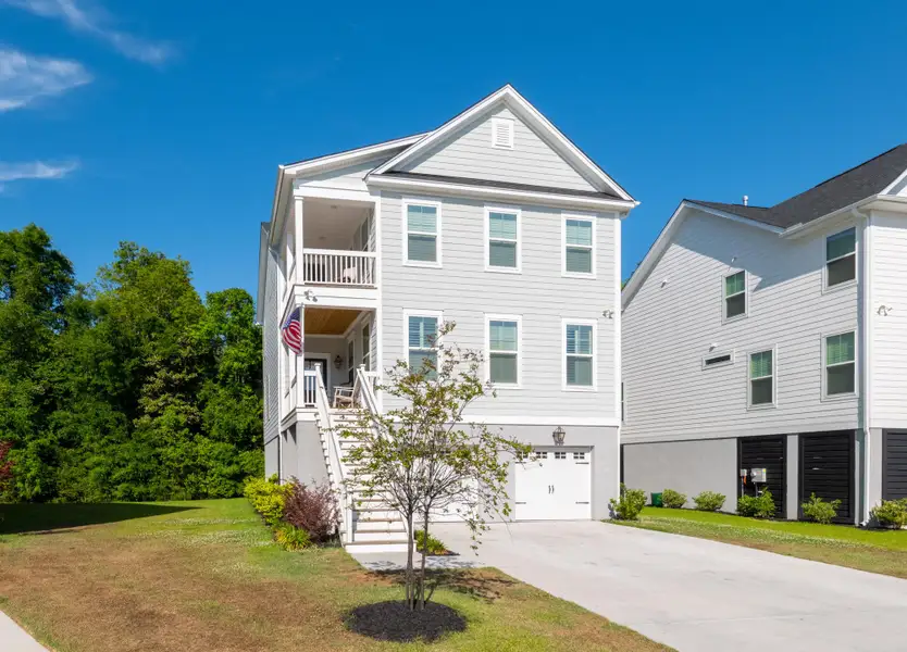 Front exterior of a new home in , Wando, SC, highlighting curb appeal (Image 22).