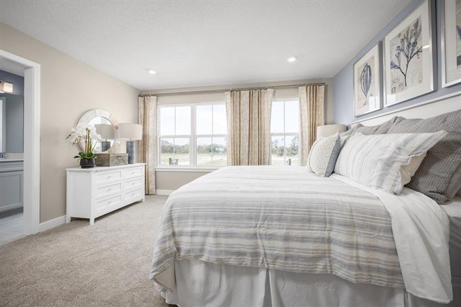 Furnished interior view inside a new home in Lake Mattie Preserve, Auburndale (Image 13).