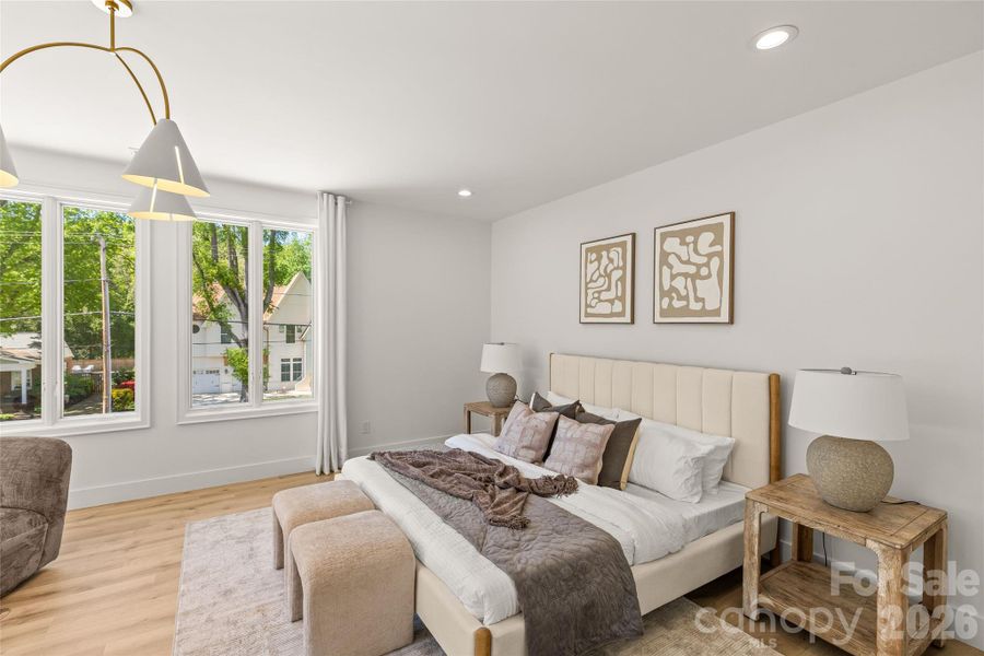 Furnished interior view inside a new home in , Charlotte (Image 15).