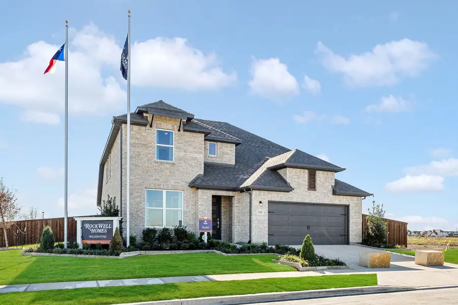 Representative exterior photo of a completed home built from the Freedom by Rockwell Homes in Creekside, Royse City, TX (Image 25). Representative exterior photo of a completed home built from the Freedom by Rockwell Homes in Creekside, Royse City, TX (Image 25).