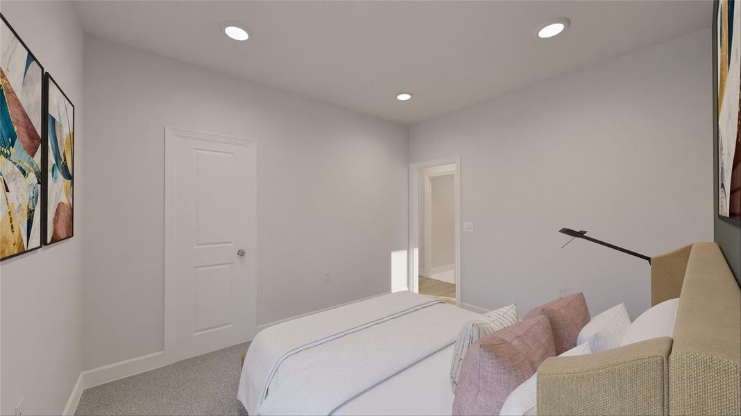 Furnished interior view inside a new home in Oakberry Trails, Waller (Image 20).