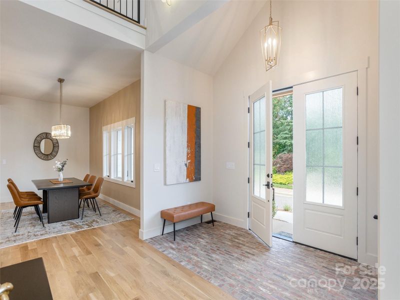Furnished interior view inside a new home in , Asheville (Image 36).