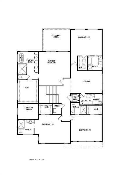 2D floor plan layout of this home in , Duluth, GA (Image 5).