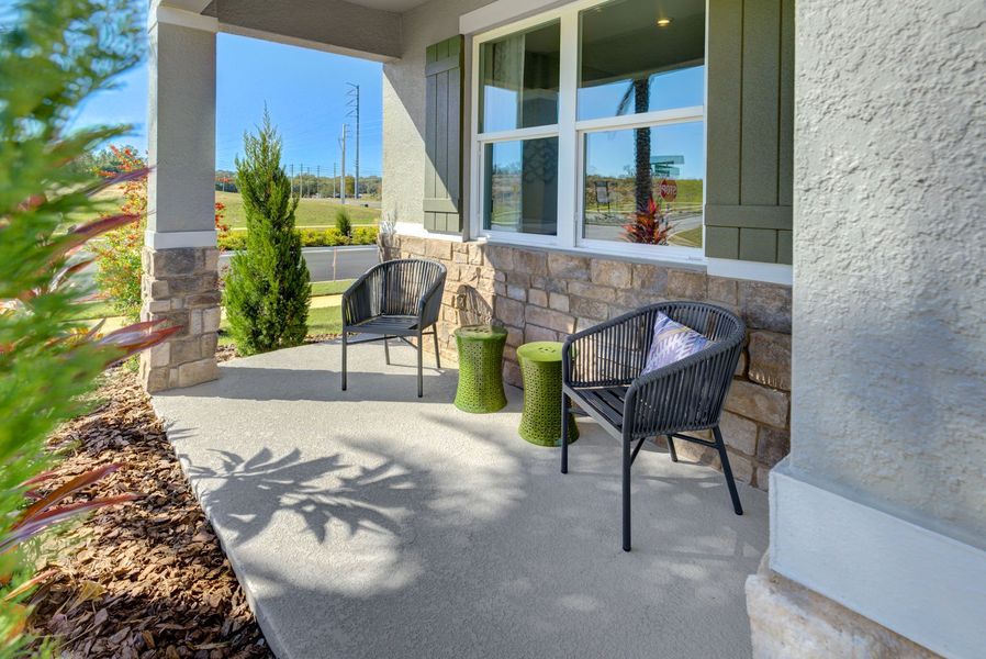 Front Porch of The Juniper at Country Club Estates