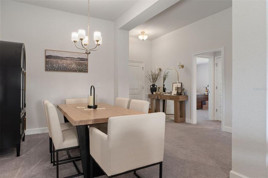Furnished interior view inside a new home in Pine Bluff, Spring Hill (Image 18).